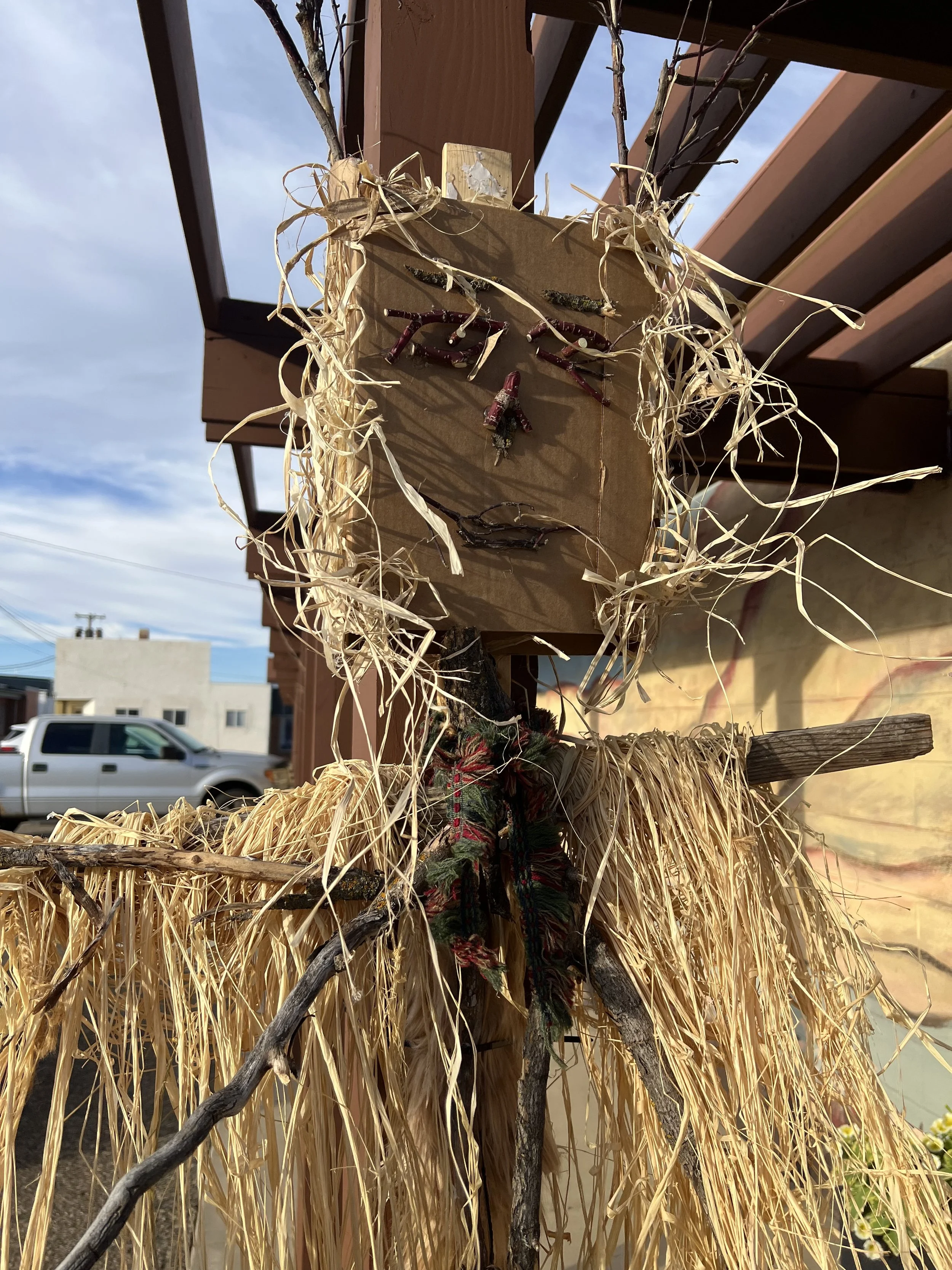Bowman Regional Public Library Scarecrow stroll