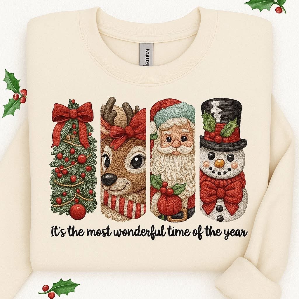 Vintage Christmas faux crew $25 T-shirt $20