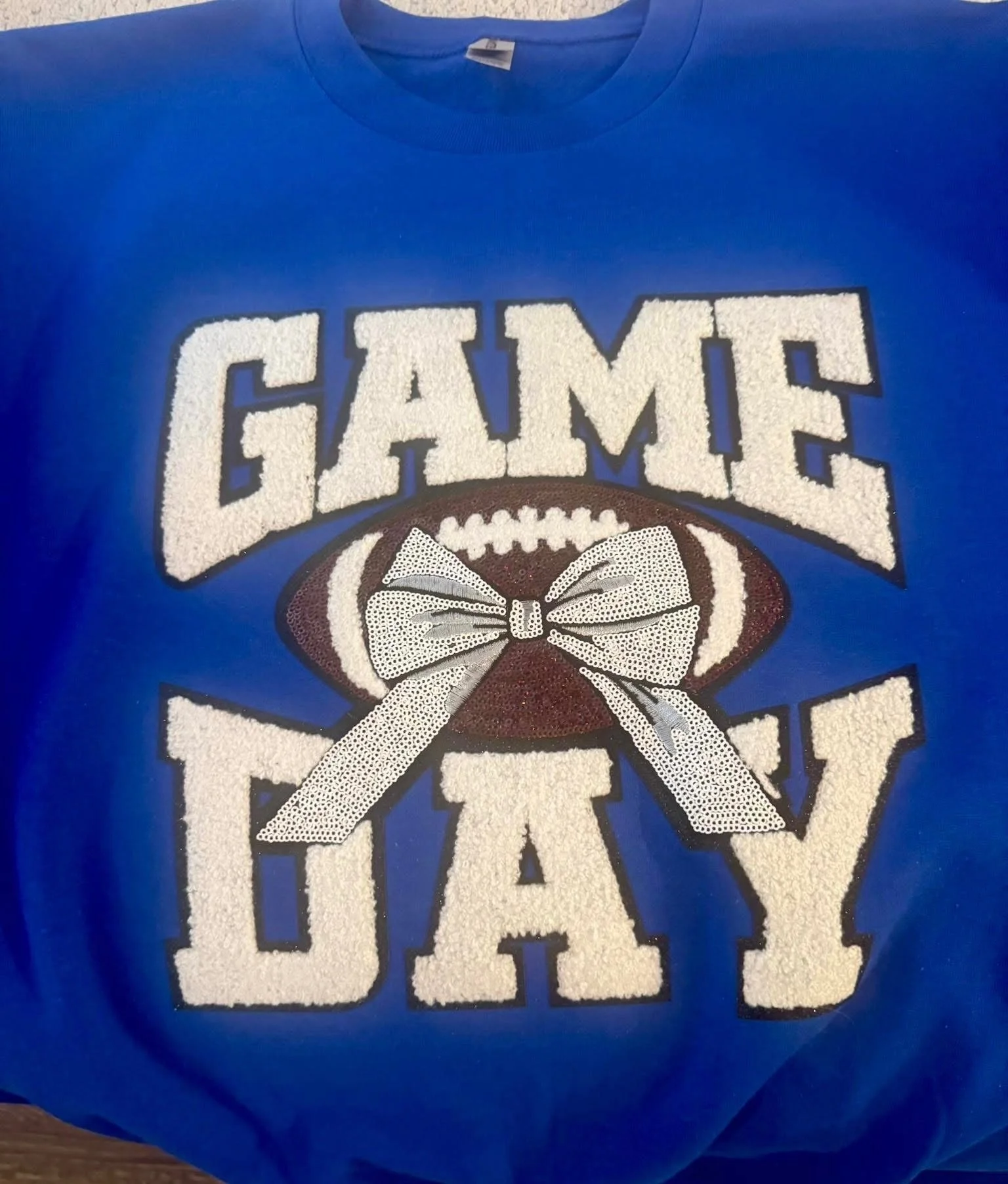 Chenille & Sequin Gameday - Sweatshirt $35