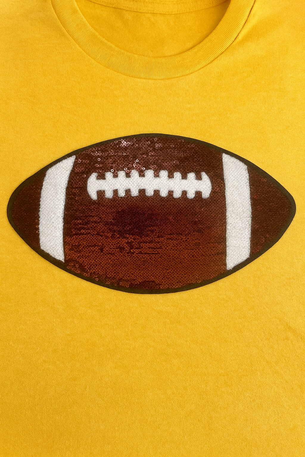 Sequin Football - T-shirt $25 Sweatshirt $32