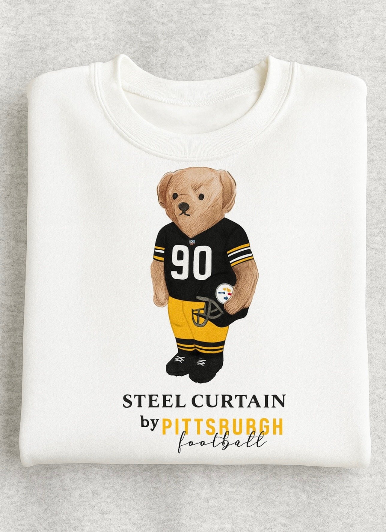 Steelers Viral & Trendy Bear - T-shirt $20 Sweatshirt $28