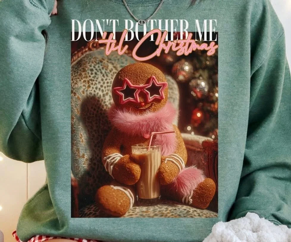 gingerbread crewneck $25