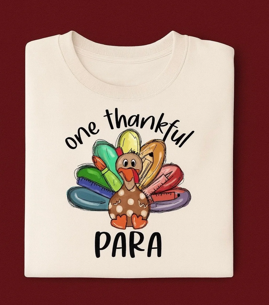 One Thankful Para - T-shirt $20 Sweatshirt $25