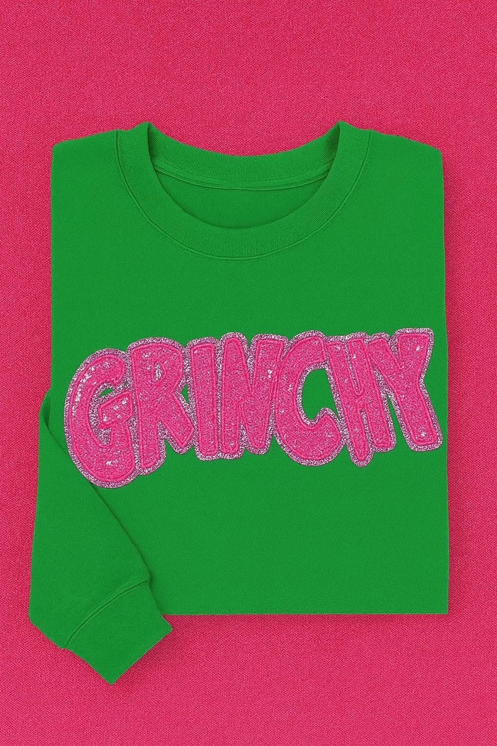 sequin patch crewneck adult $32 youth $25