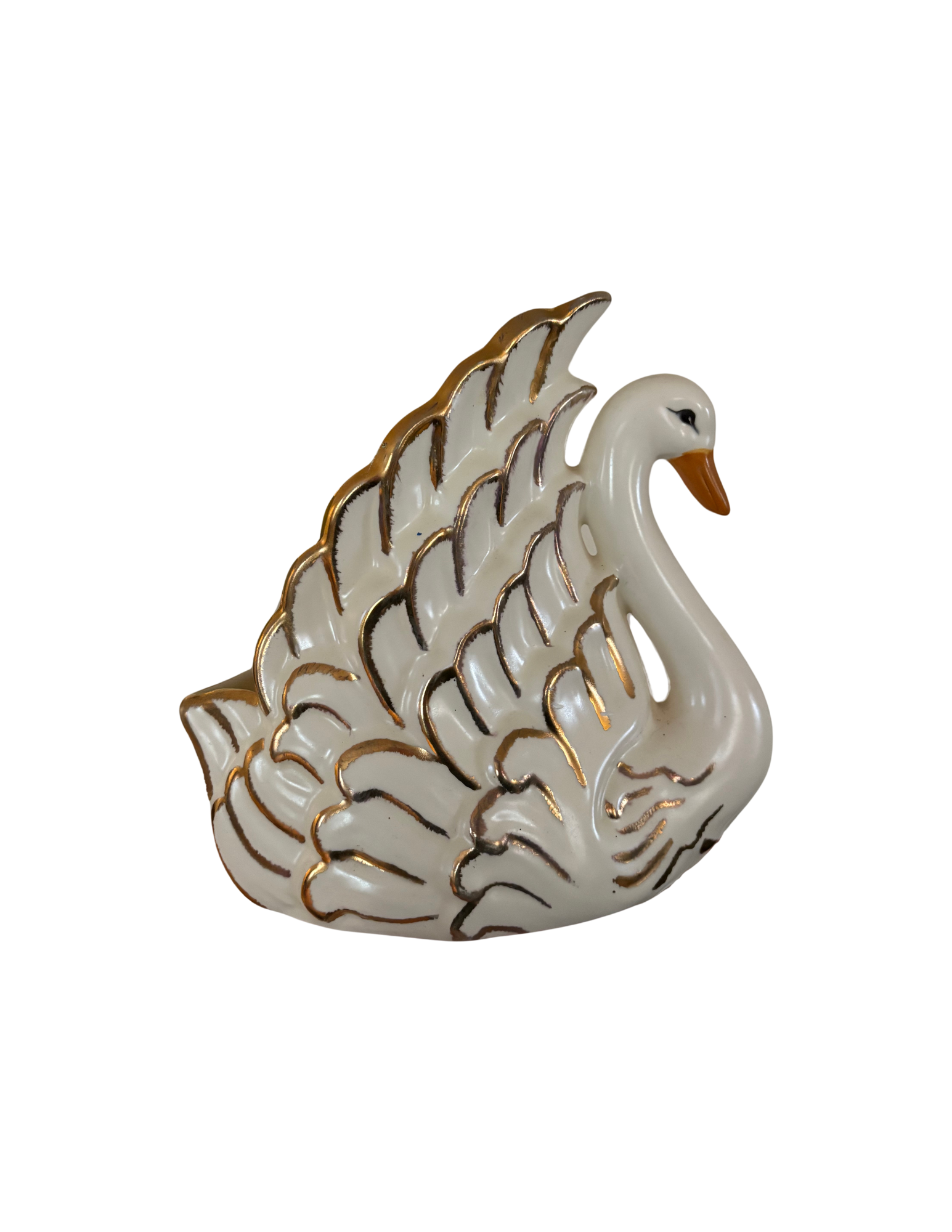 Gold Vintage Swan