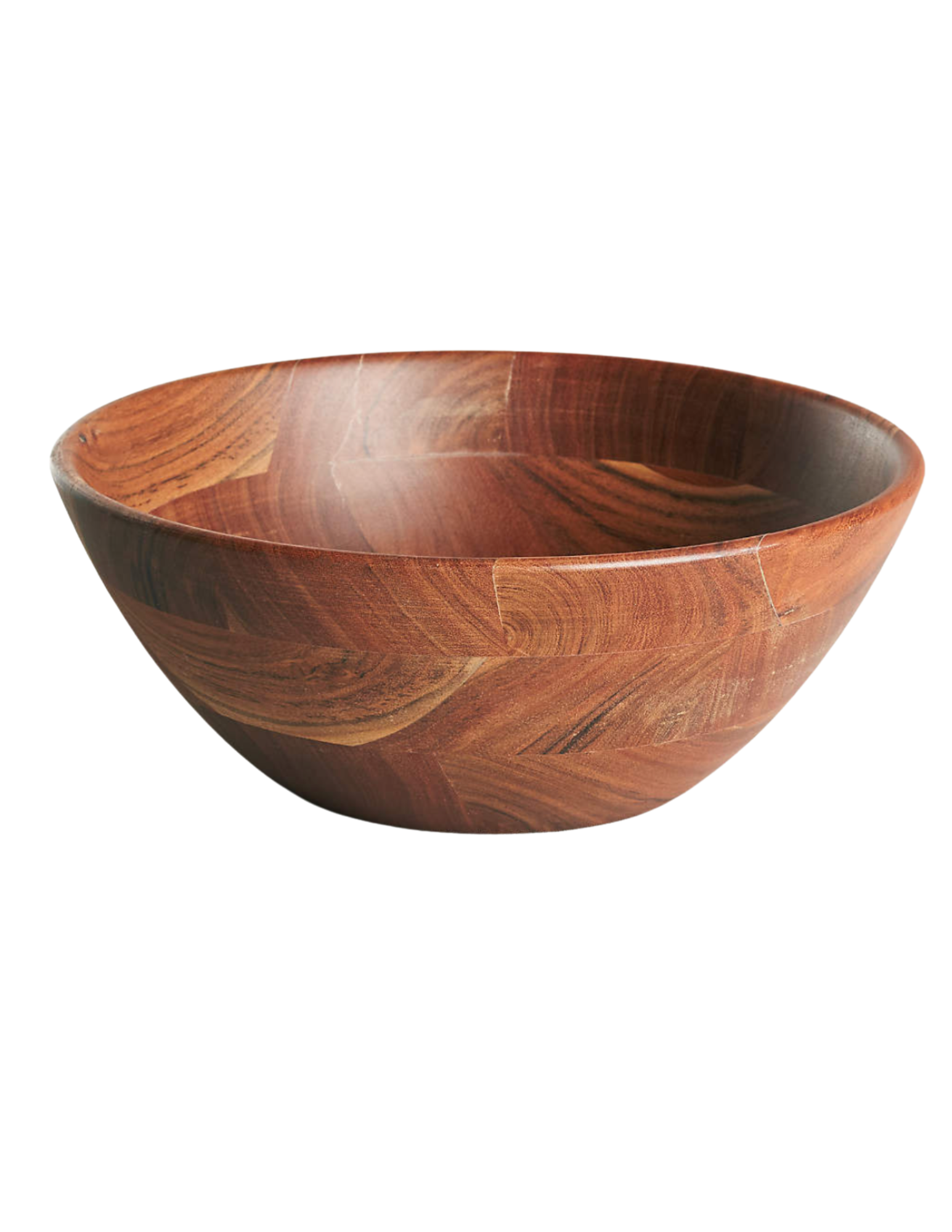 Wood Salad Serving Bowl 14.75"