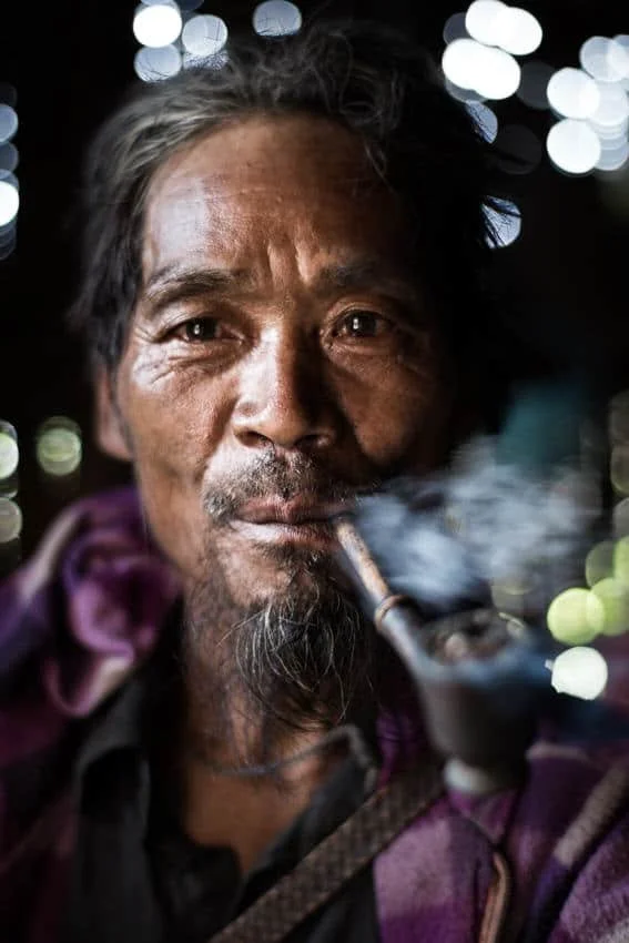 The shaman from the Chin state