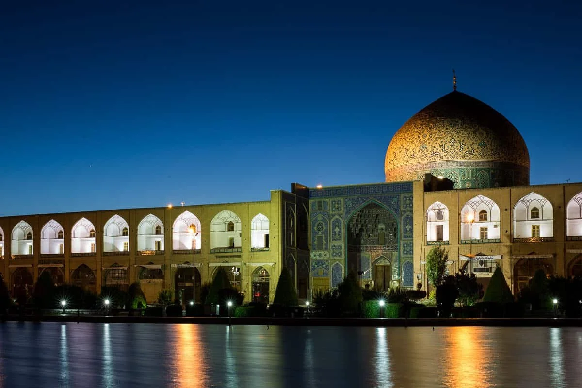 A travel photographer in Iran