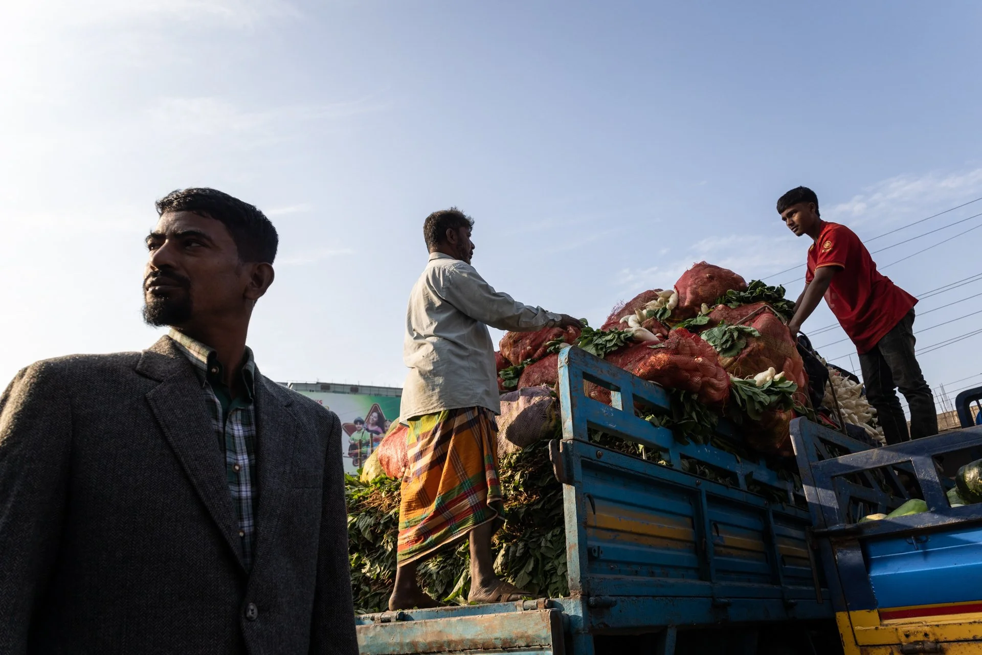Shooting Sylhet vegetable market