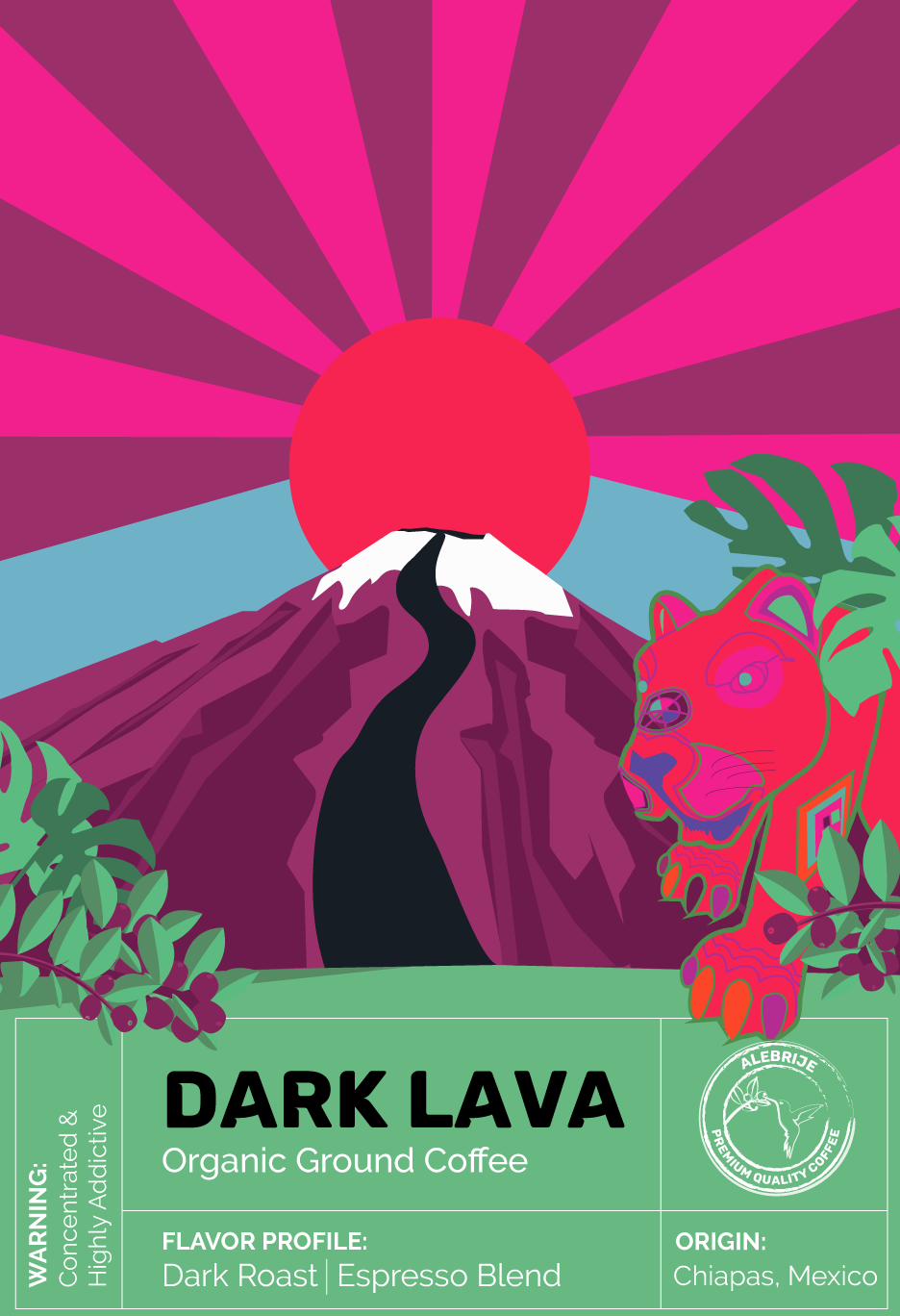 Vector Coffee Label | 2025 | Illustrator