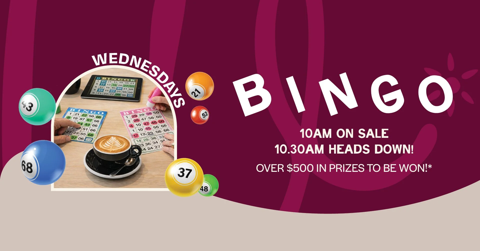 Wednesday Bingo at The Willarong in Caringbah
