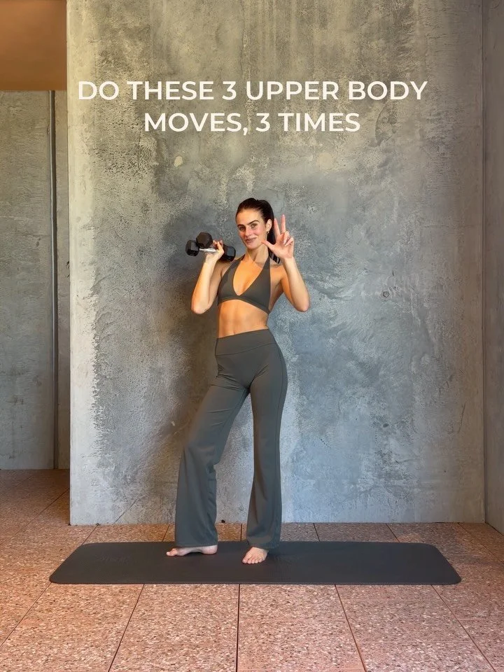 Save + try&mdash; add to your next class🤎 

Move through each set for 10-12 reps. Do this 3 times! I love to add an ab or arm series like this as a finisher to my class💪🏼

Wearing @csb (linked in bio)

&bull;
&bull;
#pilates #pilatesinspo #pilates