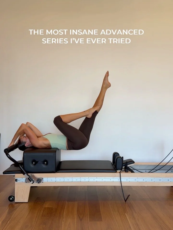 Save + try&mdash; the most INSANE inverted series inspired by @mor.bechor 🤌🏼🤌🏼 

Stay strong through entire trunk of trying this x

Wearing @csb DC: ALANA

&bull;
&bull;
#pilatesinspo #reformerworkout #reformerflow #reformerclass #pilatesinspodai