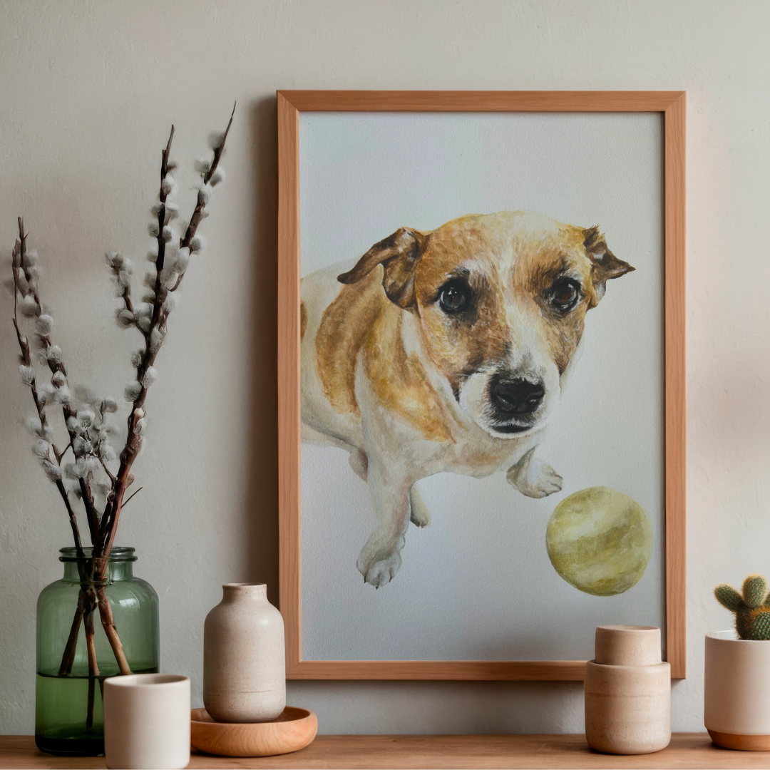 Pet Portrait 
Watercolour - A3