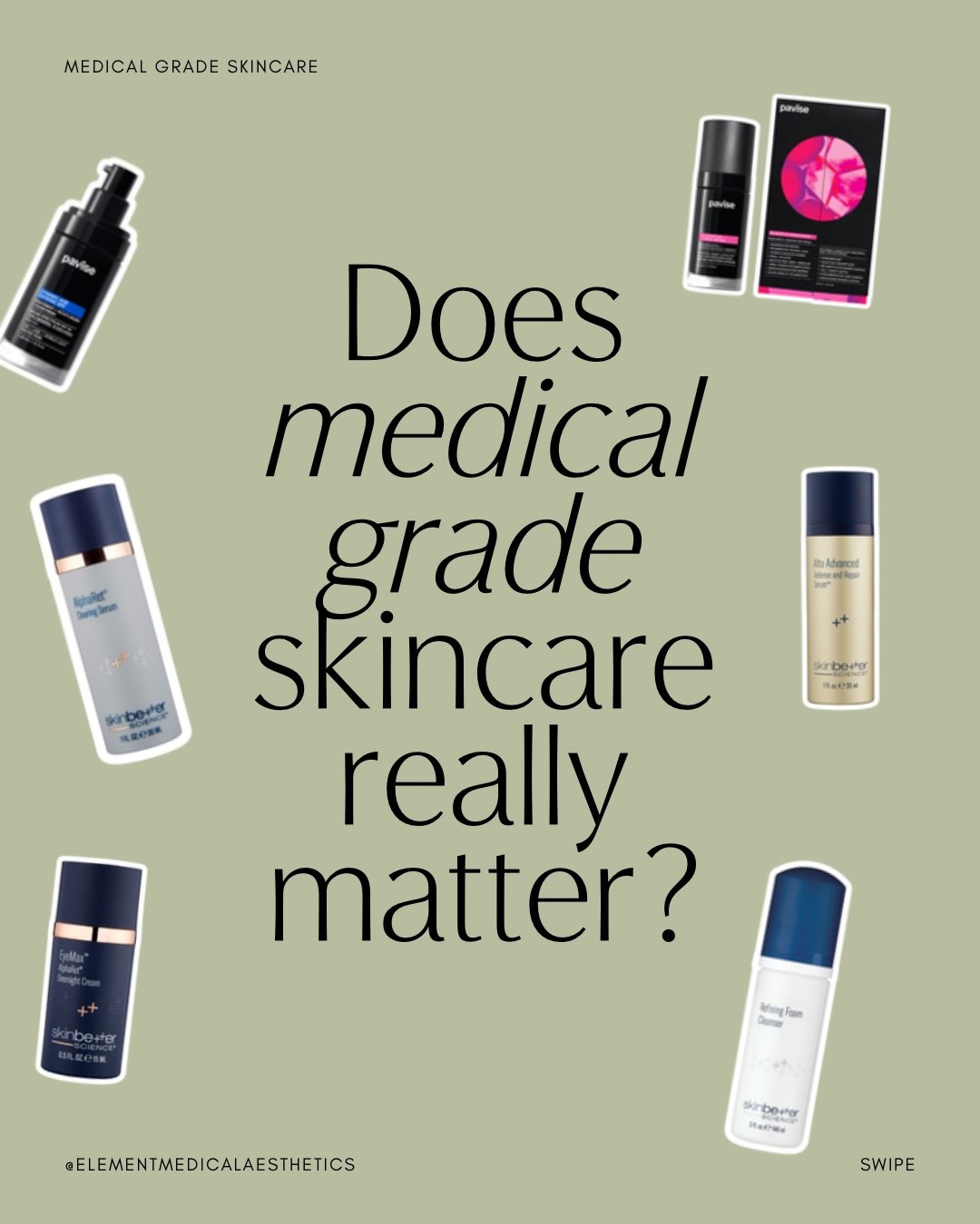 Medical grade skincare isn&rsquo;t just &ldquo;fancier skincare&rdquo; &mdash; it&rsquo;s clinically proven, results-driven, and formulated to actually change your skin.

Unlike over-the-counter products, medical grade skincare penetrates deeper, use