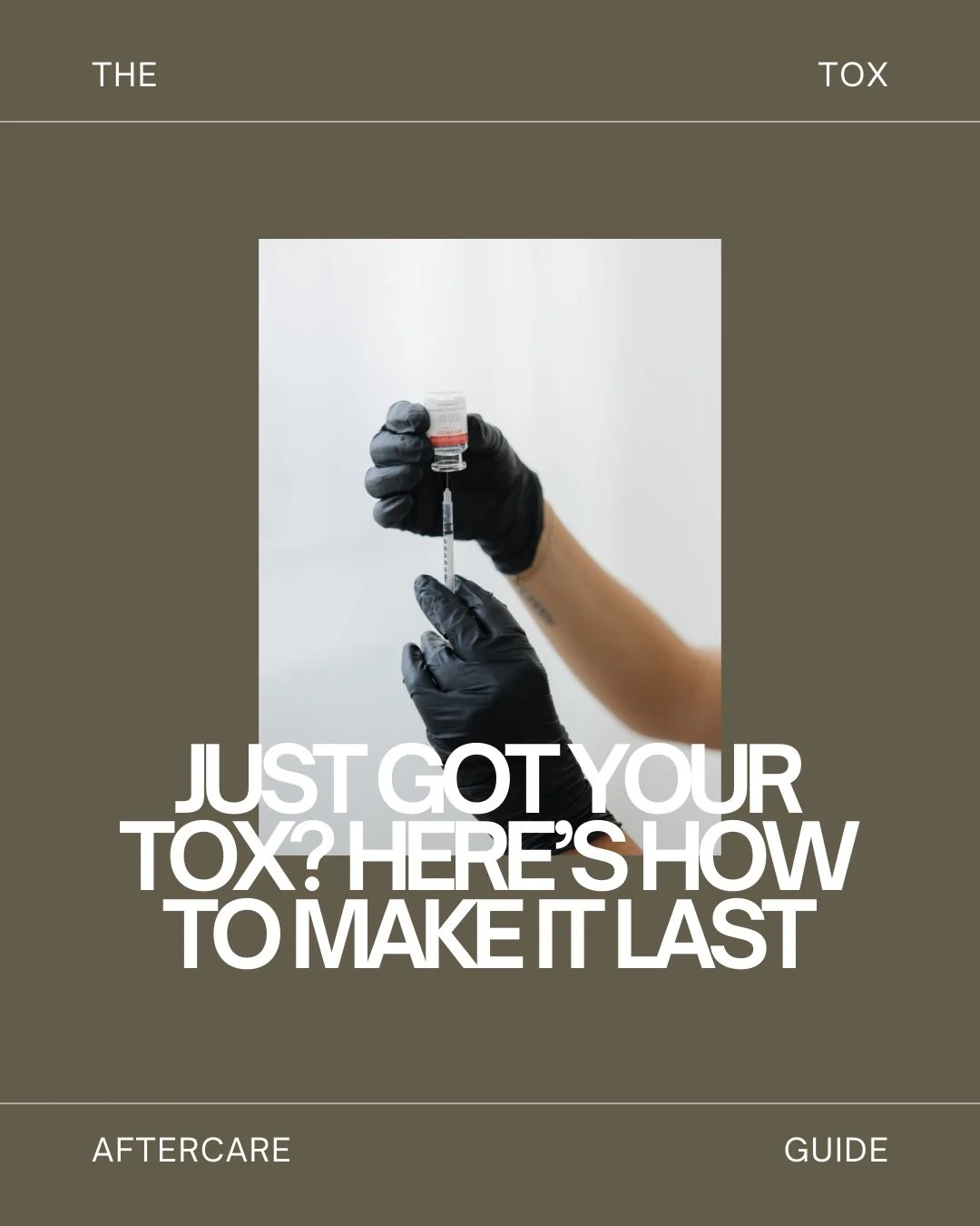 Post-care is just as important as placement when it comes to neurotoxins like Botox. If you want your results to last and settle evenly, what you do after your appointment matters.

Here&rsquo;s what I tell my patients after Botox Cosmetic, Dysport, 