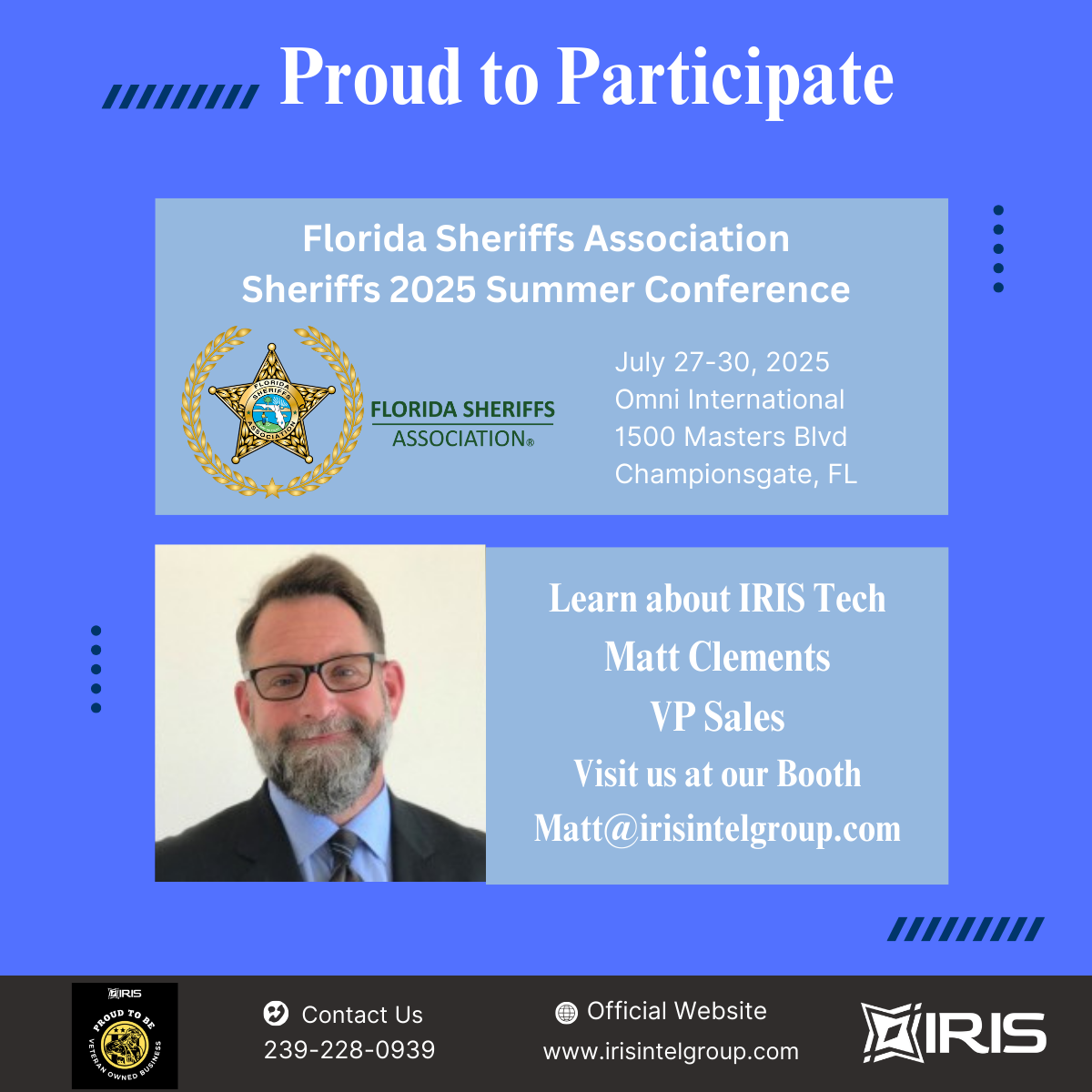 IRIS Tech Inc Proudly Sponsors the 2025 FSA Summer Conference in Orlando