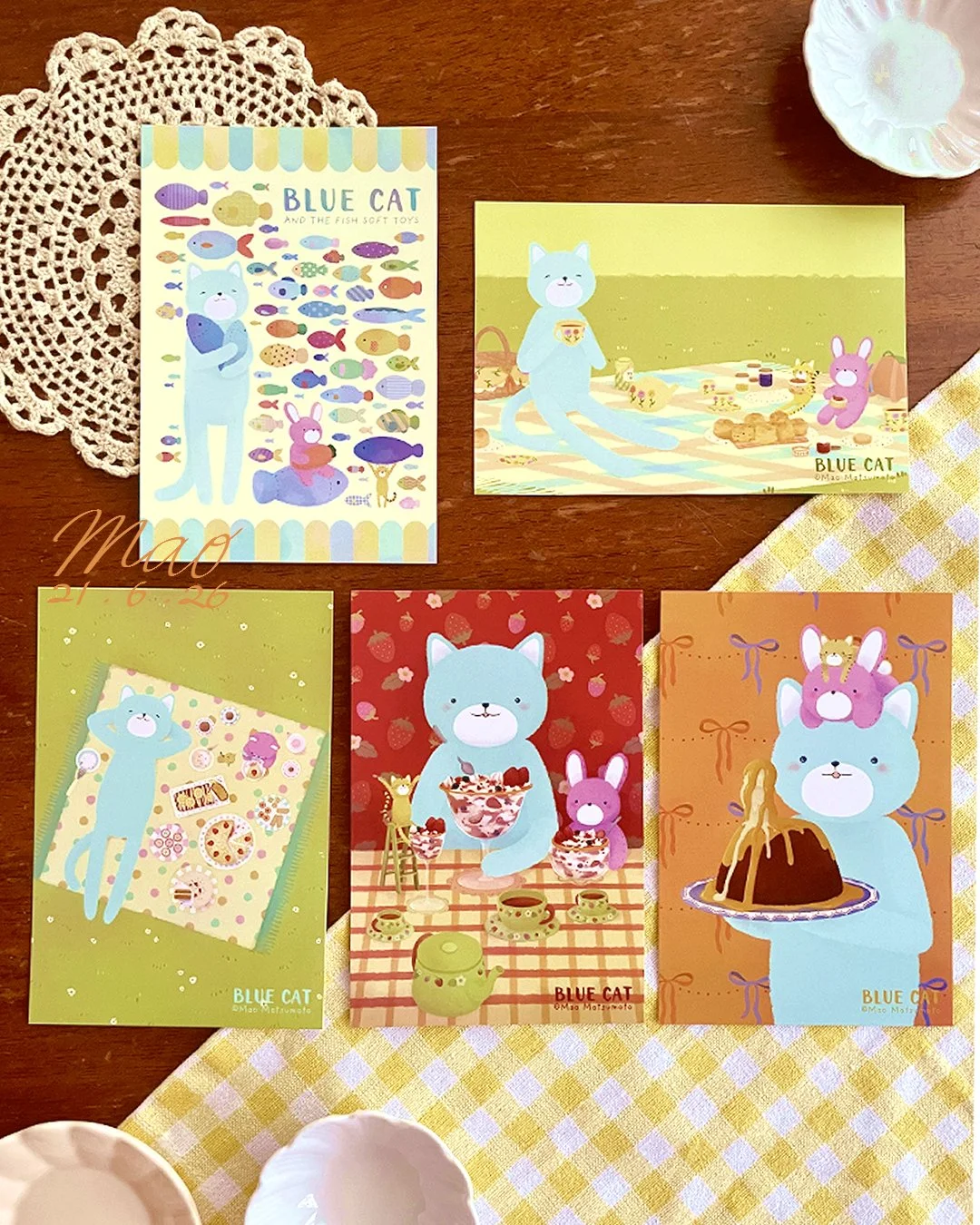 BLUE CAT 5 Postcards (sign).jpg