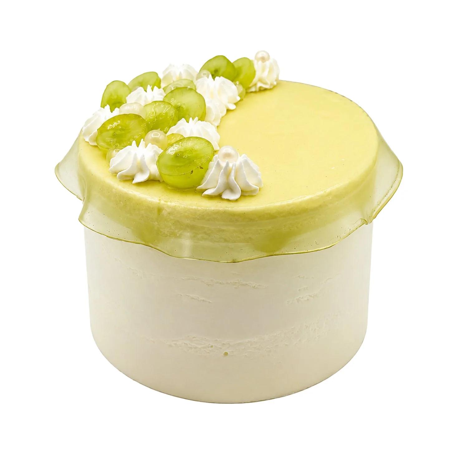 6" Jasmine Whisper  

Jasmine tea mousse, green grape & light cream.