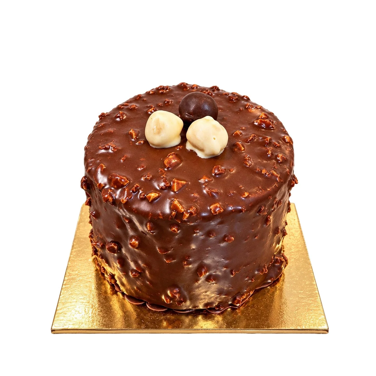 3" Hazelnut Chocolate Crunch Cake