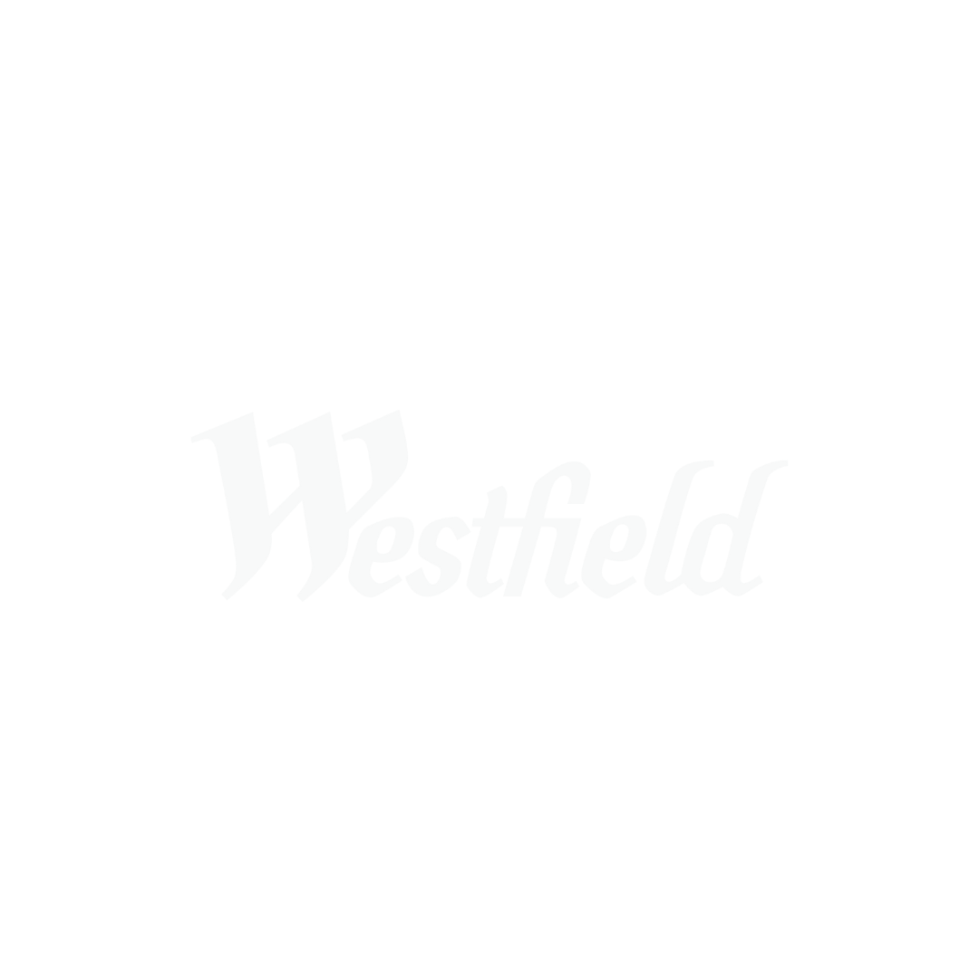 Black and white logo with the text 'Westfield' written in a cursive font.