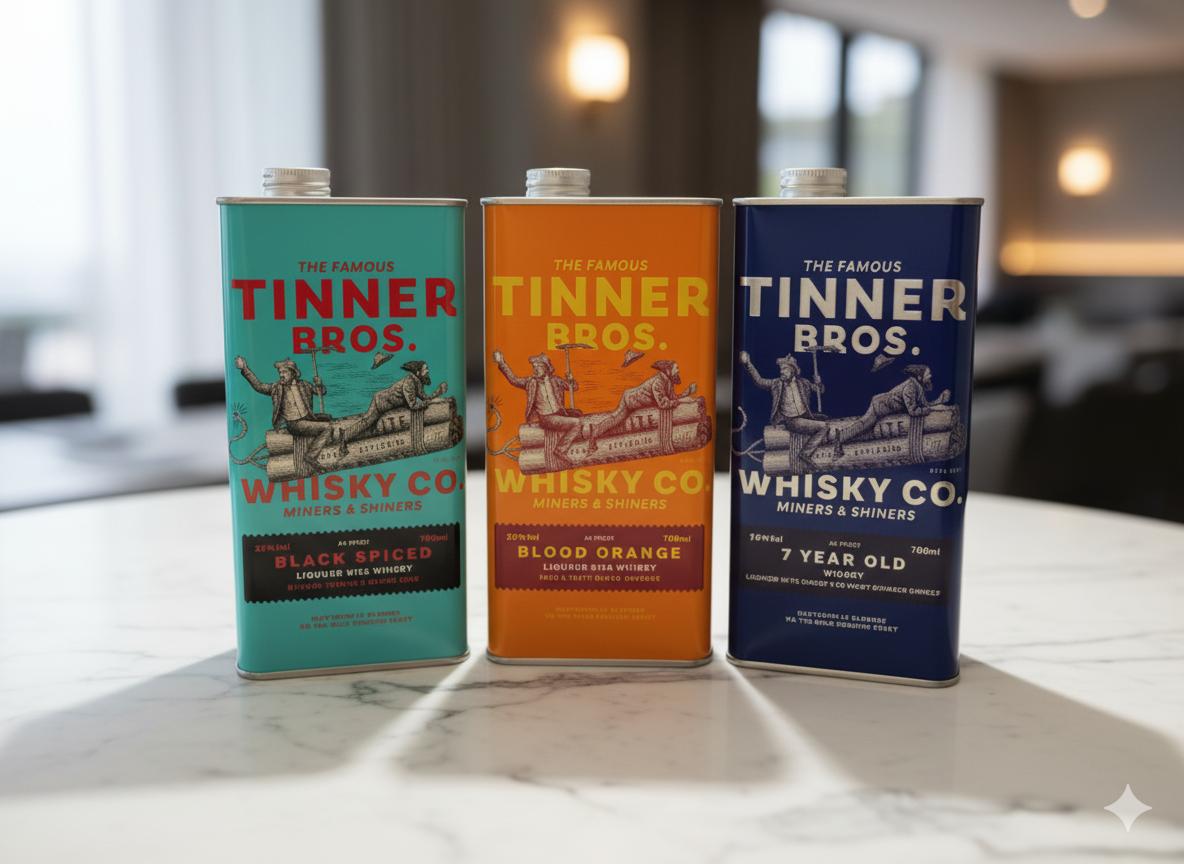 Whisky  Tins