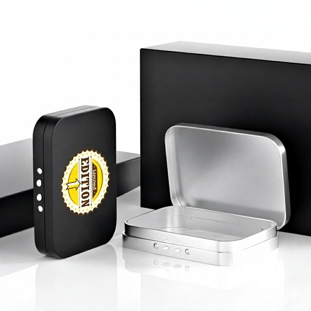 cannabis tin packaging