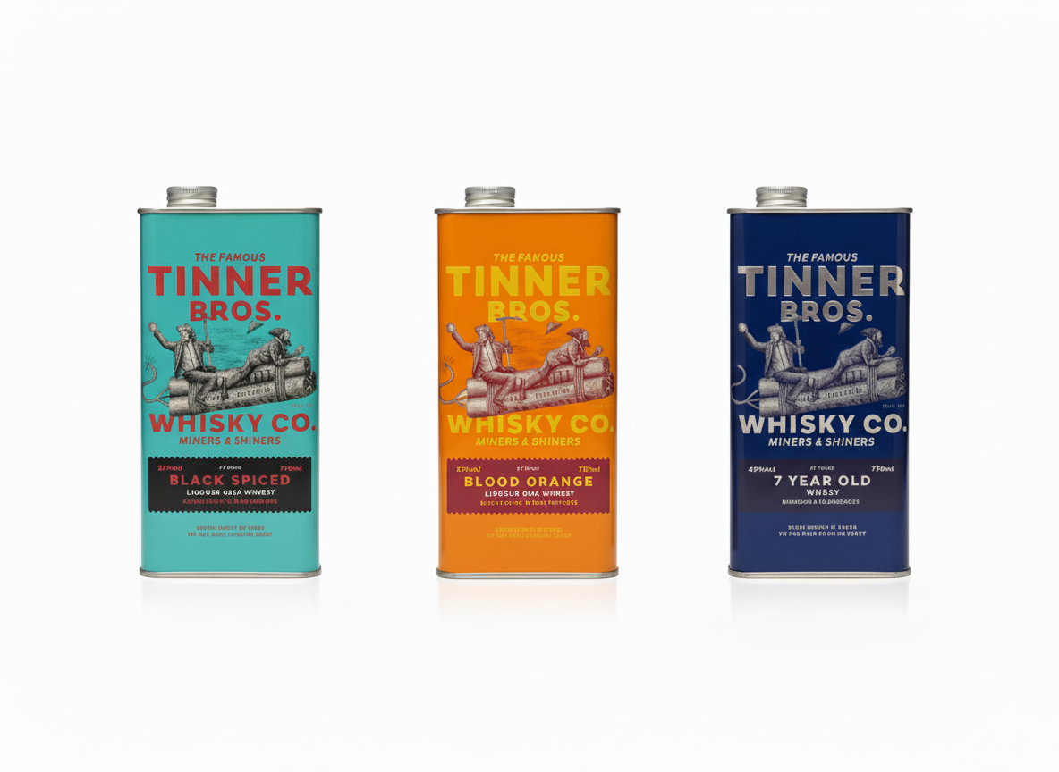 Whiskey tins
