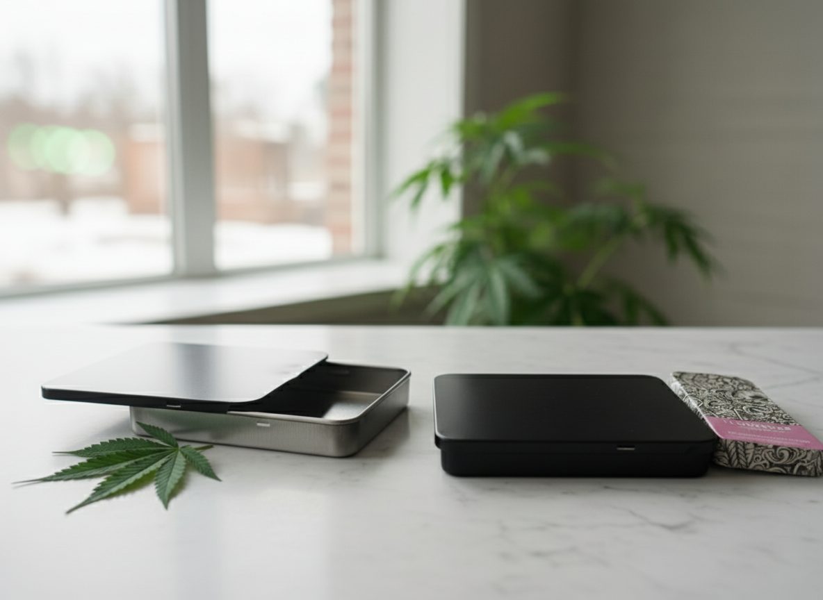 marijuana tin packaging