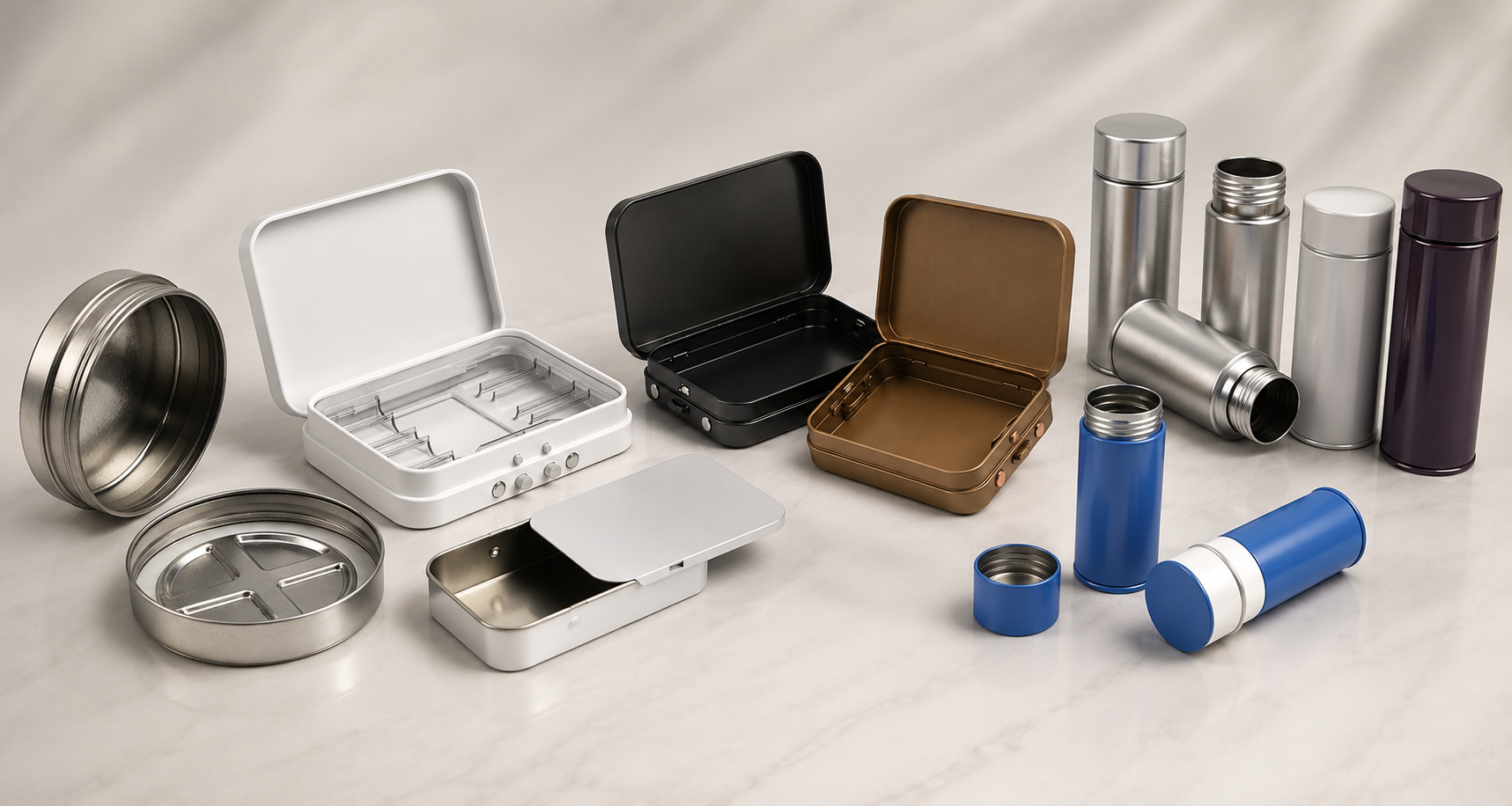 Custom child-resistant tin packaging styles from Jinko Packaging