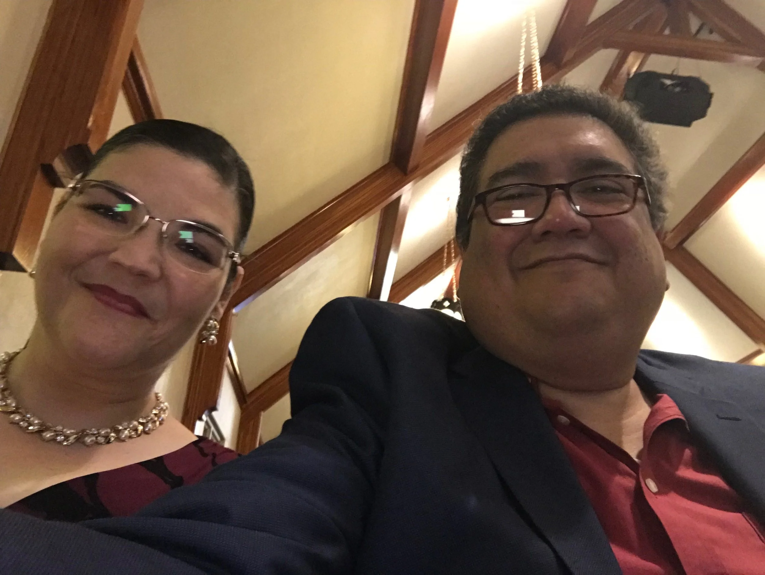 Gustavo And Lisa at my niece's wedding