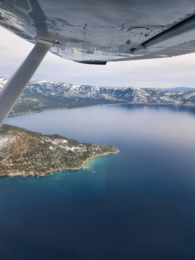 Lake Tahoe, California scenic airplane tour
