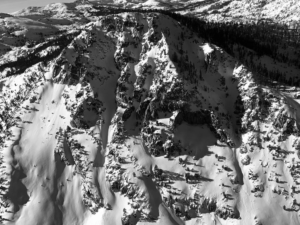 Snowy mountain, Lake Tahoe California