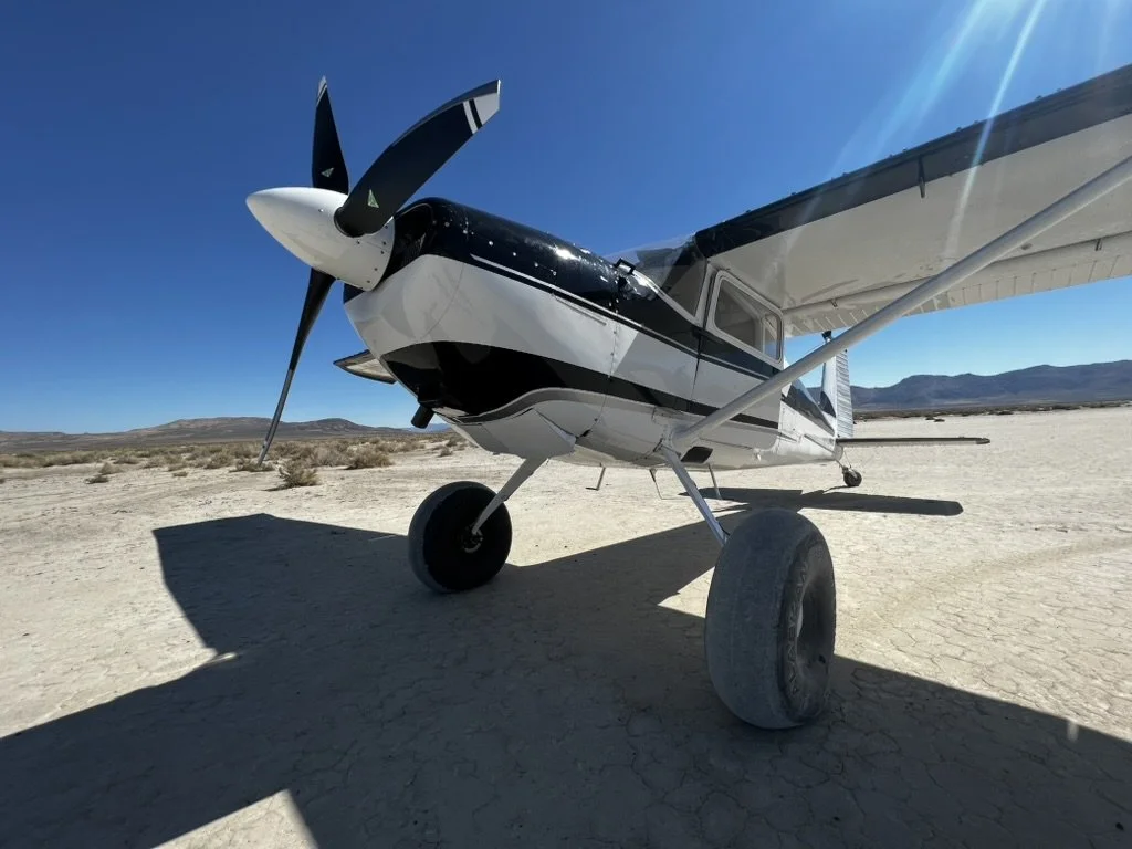 North Tahoe Aviation's Cessna 180 used for scenic tours