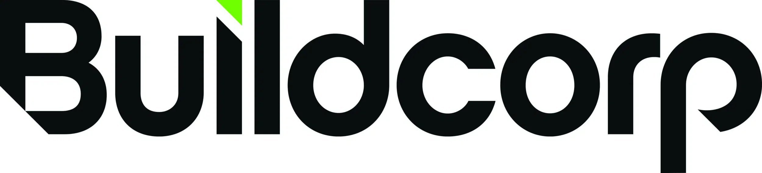 Close-up of the word 'Builder' in bold black text with a green accent on the top of the letter 'd'