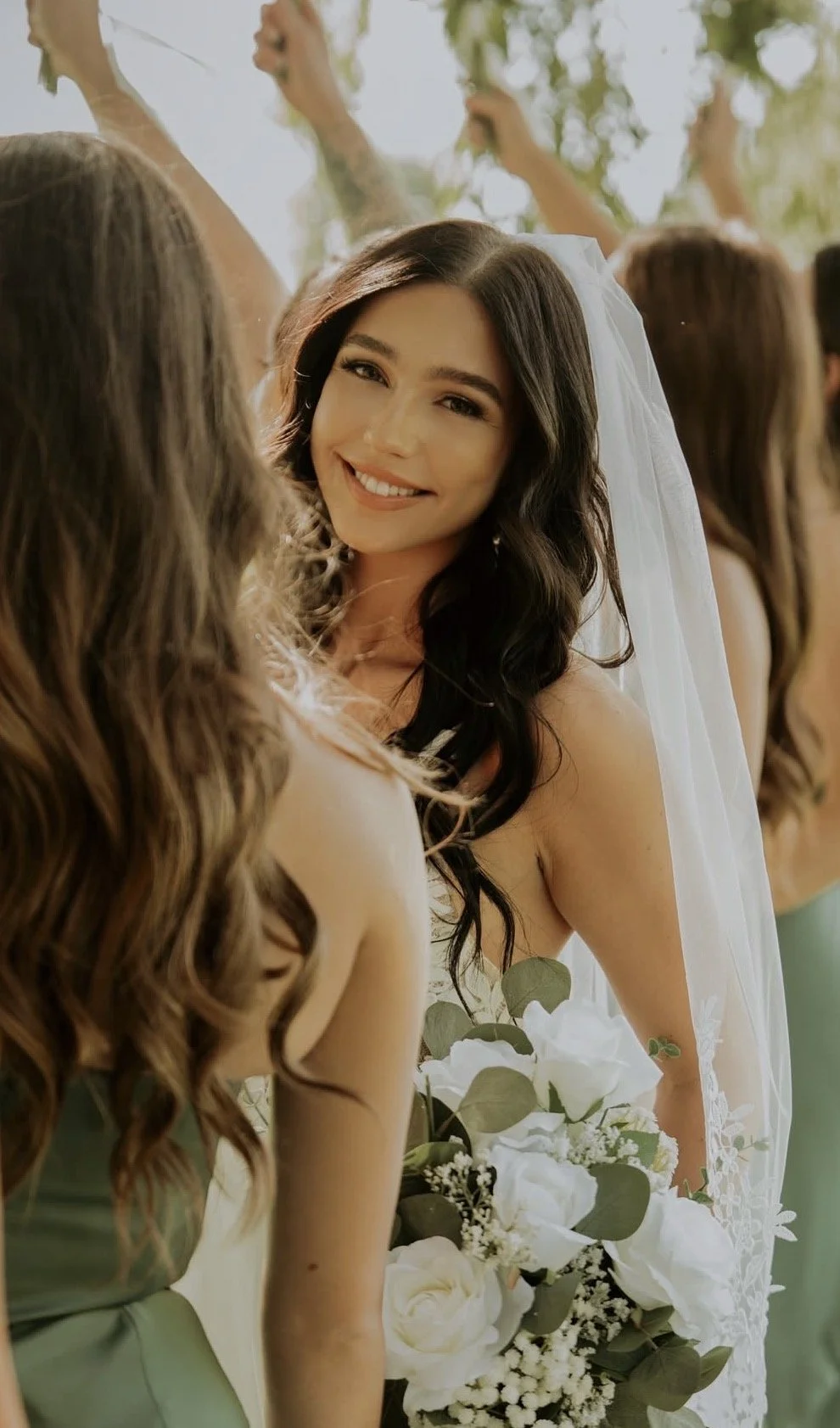 Boise Idaho Nampa Idaho Eagle Idaho Wedding with soft glam make up