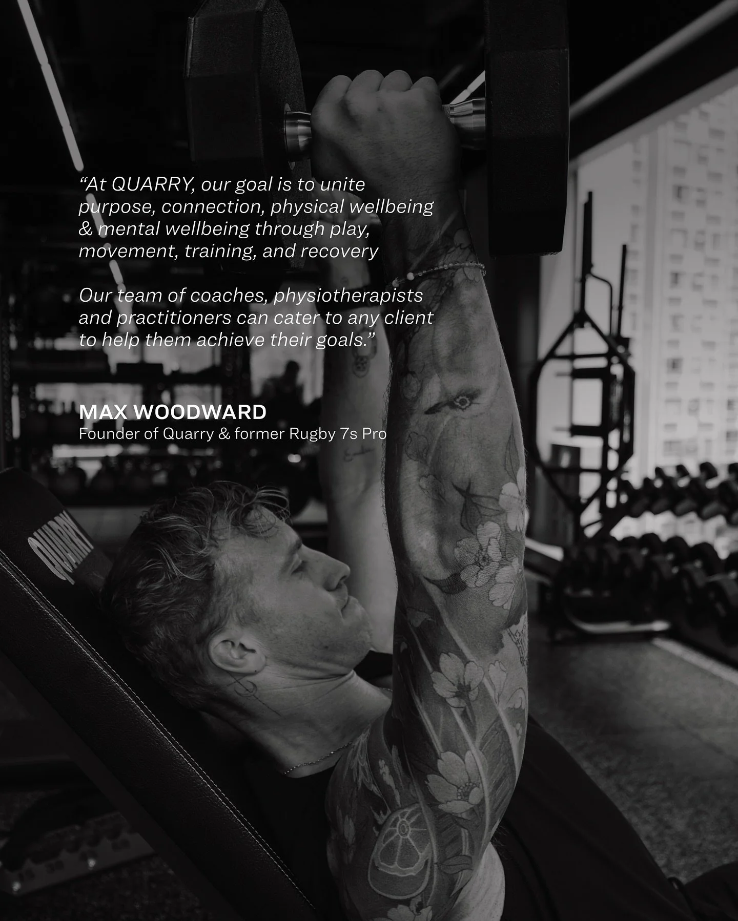 Guided by the vision of founder Max Woodward, QUARRY is built to elevate every athlete&rsquo;s journey - bringing together purposeful training, expert coaching and a lifestyle that strengthens both body and mind.

👉Send us a DM or WhatsApp us to boo