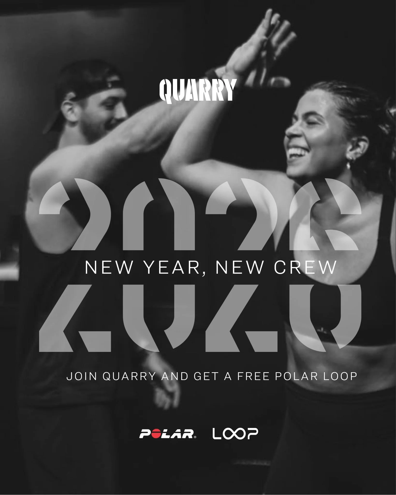 New year. New crew. New strength.

⚡�Kickstart your 2026 training journey with Quarry and get the tools, coaching, and momentum you need to level up.

This January, when you purchase any Personal Training package, you&rsquo;ll receive a FREE Polar Lo