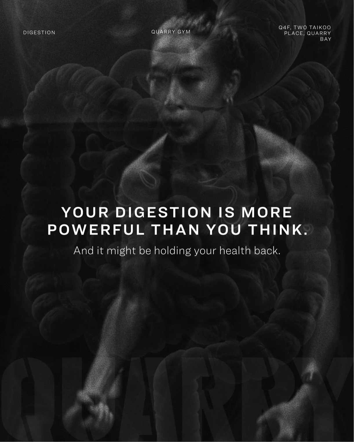 Your digestion controls more than you think.

Energy. Immunity. Mood. Body composition. 
And it all starts before the first rep.

Eating distracted, rushed or stressed keeps your body in fight-or-flight &mdash; reducing nutrient absorption, disruptin