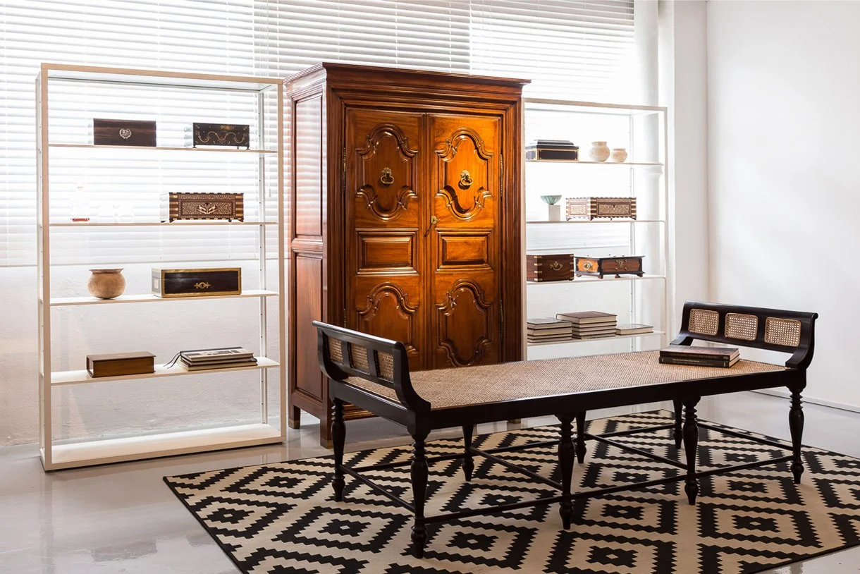 The-Exciting-Mix-of-Antique-with-Modern-Antique-Cupboard-with-Modern-Shelving-The-Past-Perfect-Collection-Singapore.jpeg