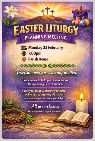 Easter Liturgy Planning Meeting