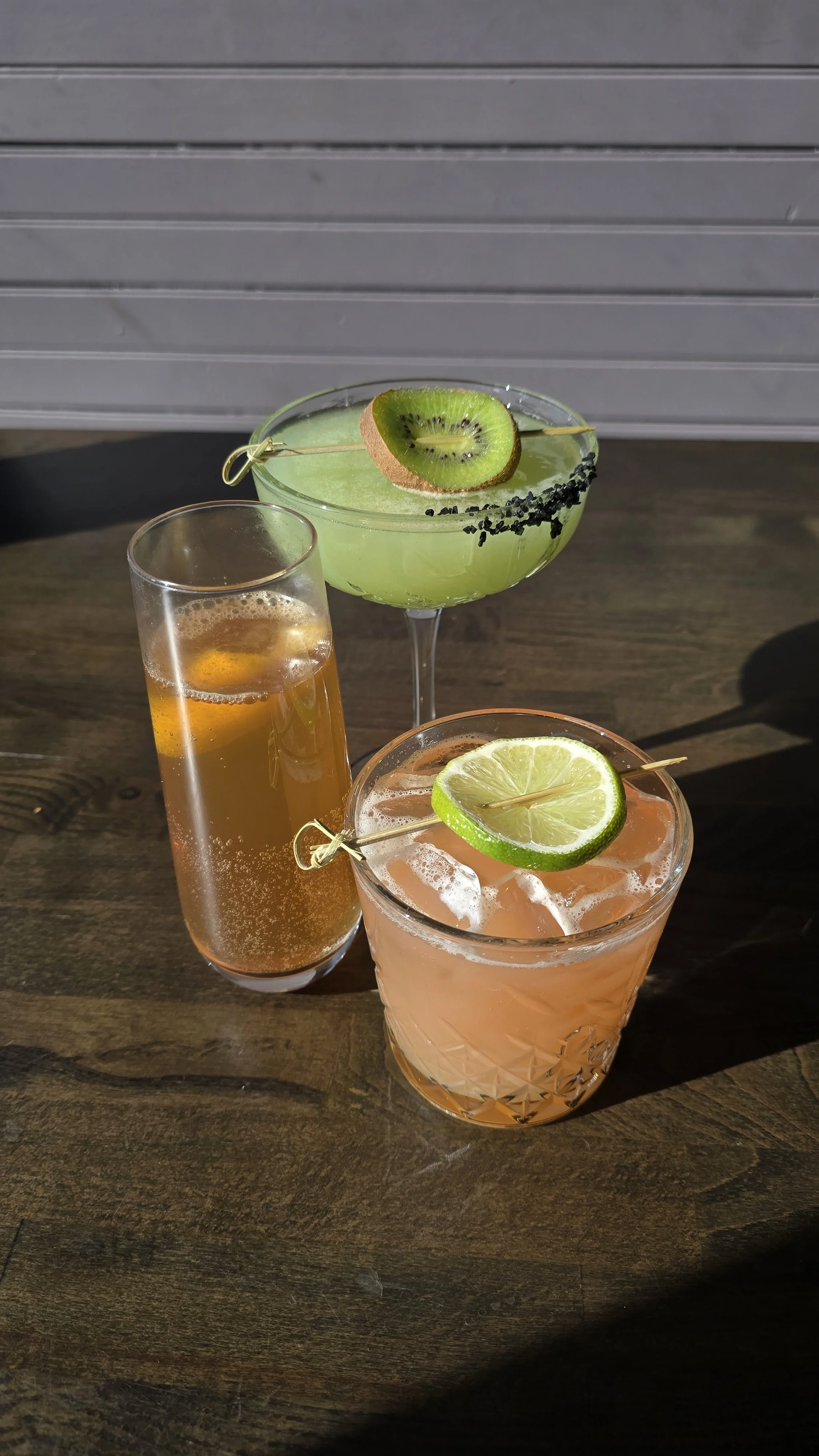 Fig 75, Green Gatsby, Autumn Dove (Left to Right)