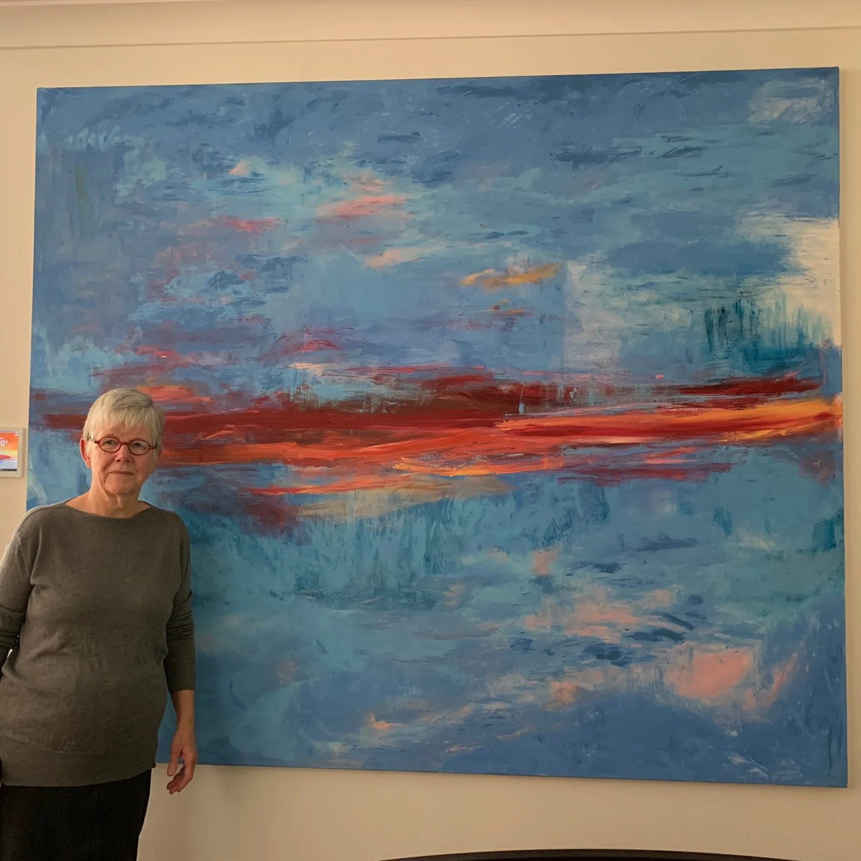 Lee Crisp with  Summer (from 4 seasons)  , 1991, oil on canvas, 190x240cm