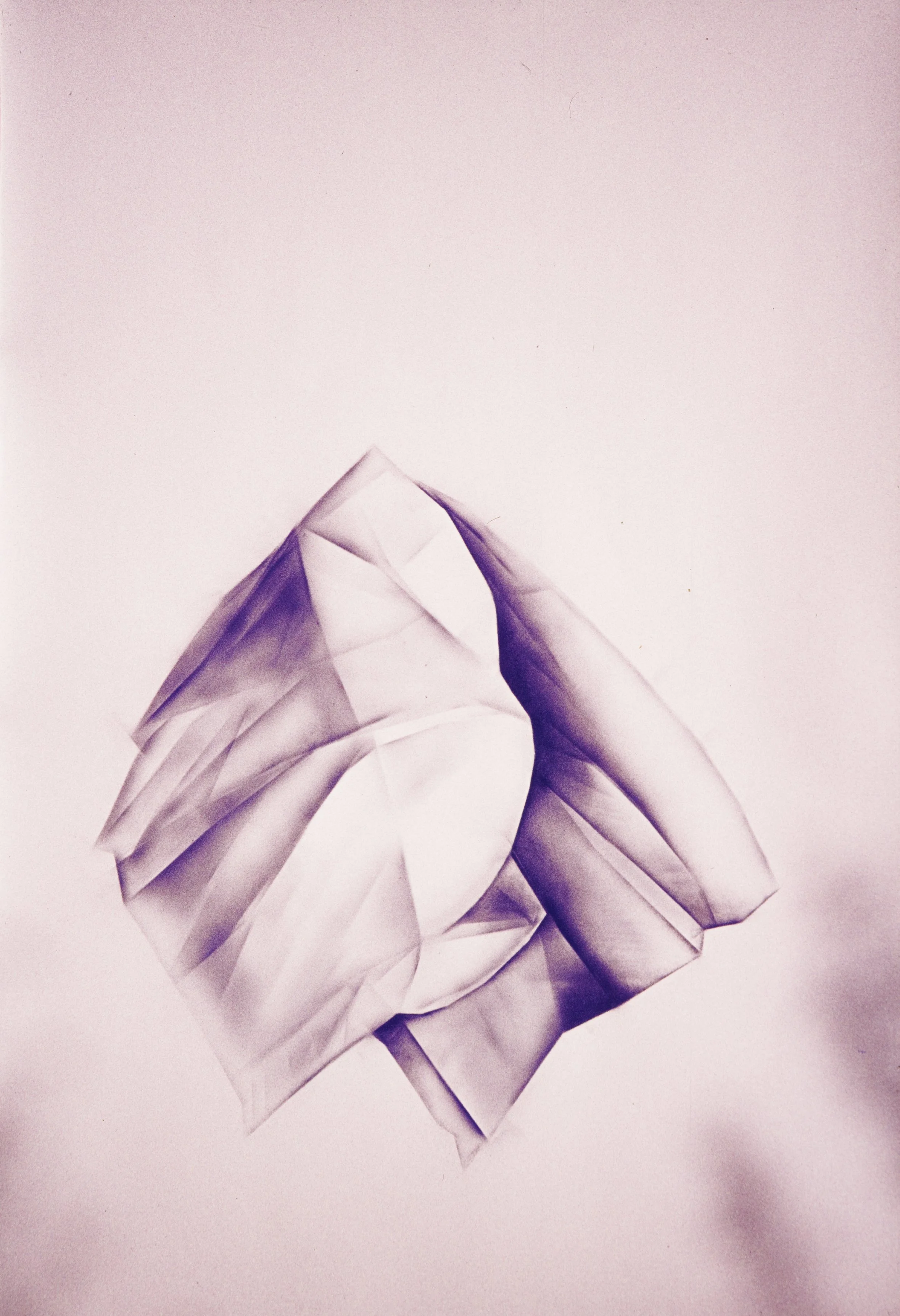  Enigma , 1976, sprayed ink on paper, 153x92cm