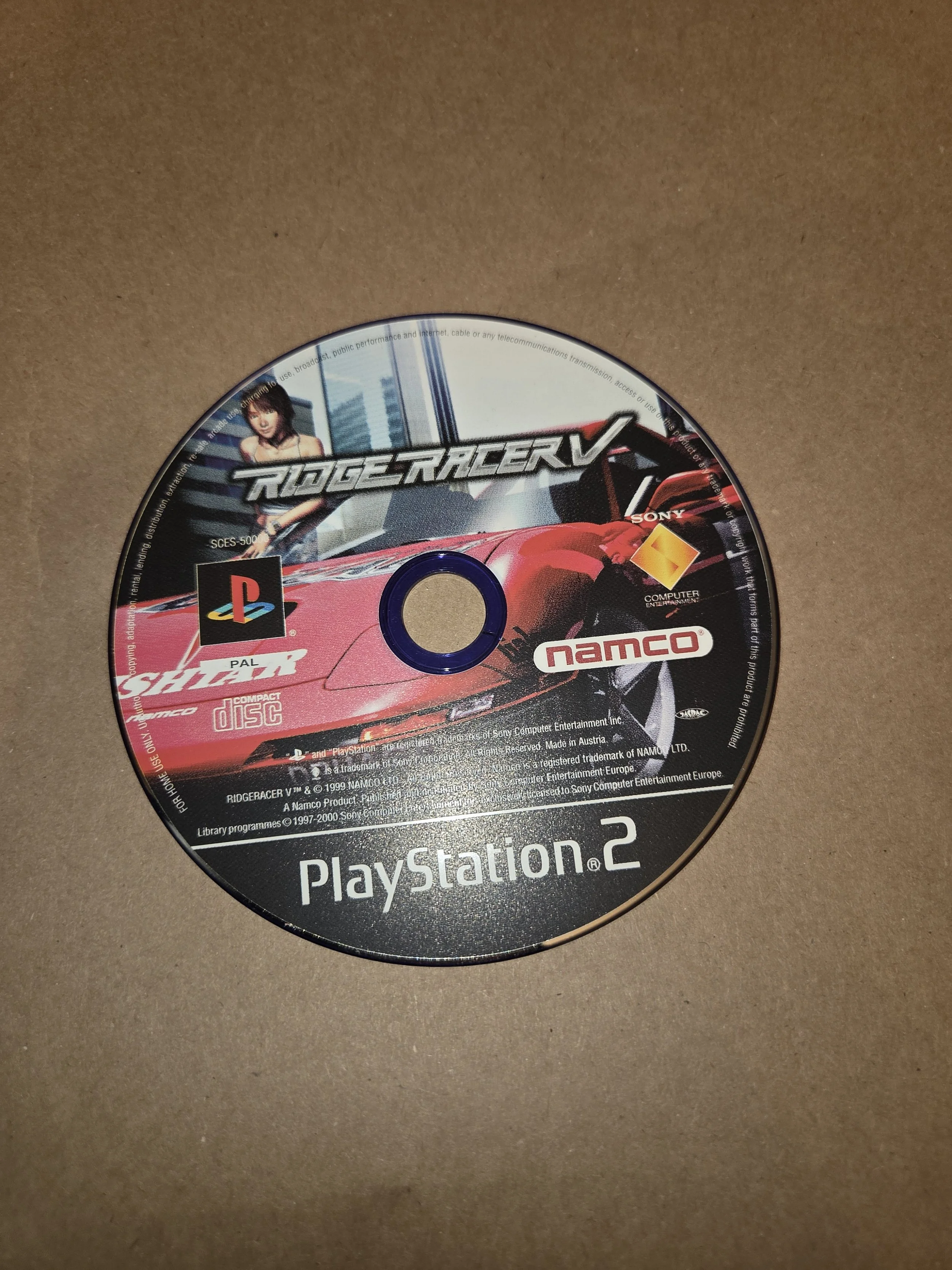 Ridge Racer V (Endast Skiva)