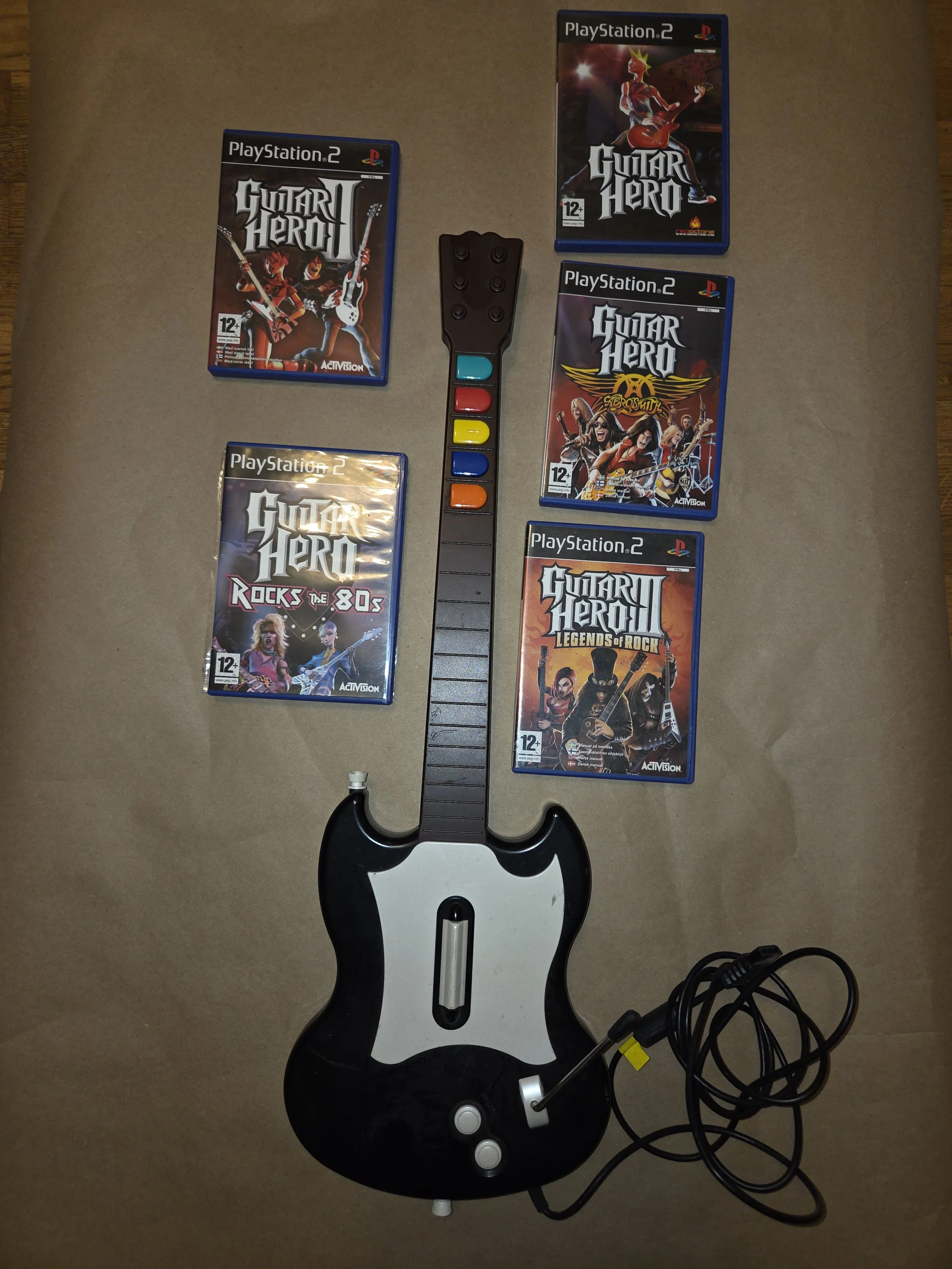 Guitar Hero ps2-paket