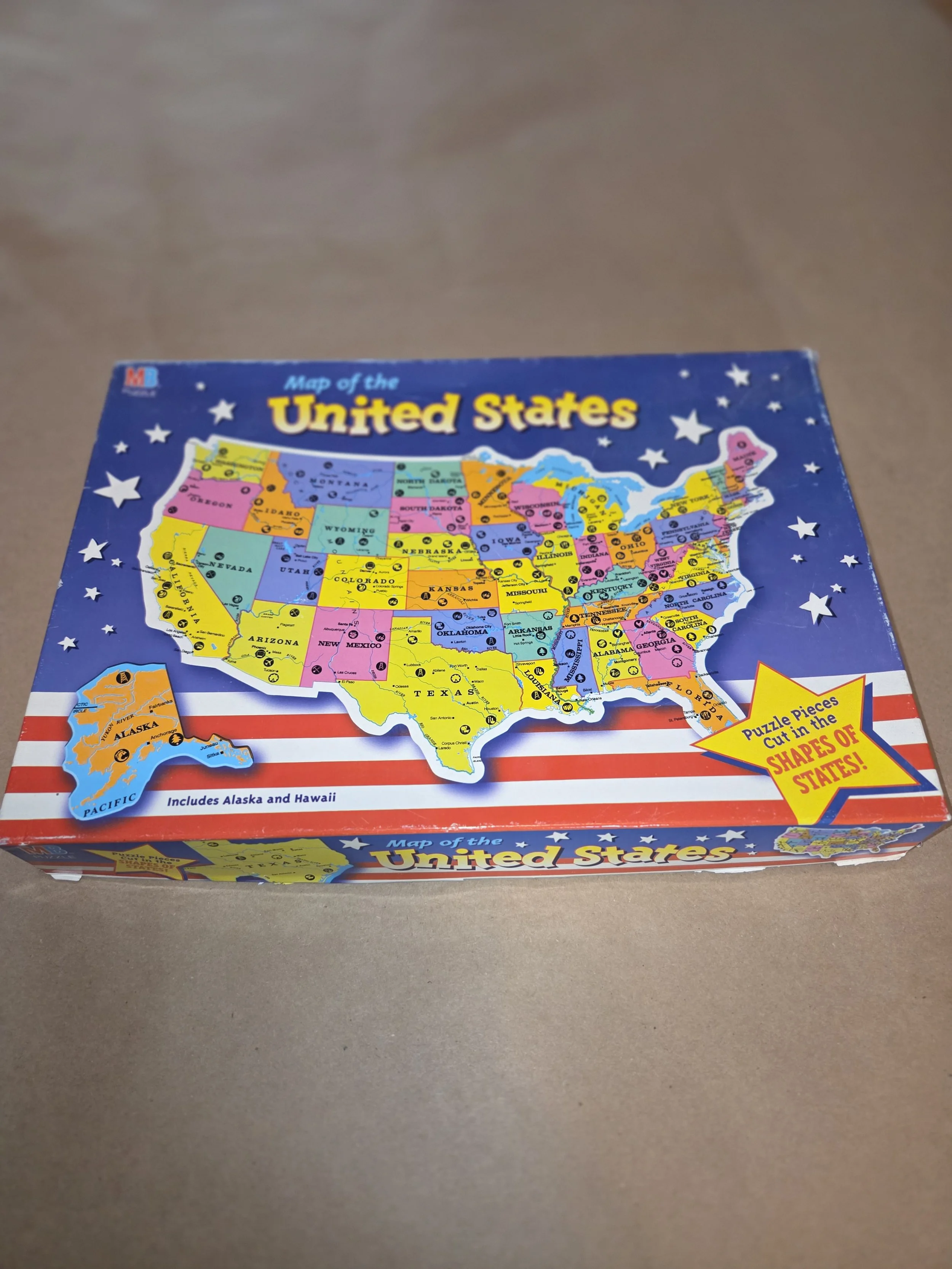 Map of the United states-pussel