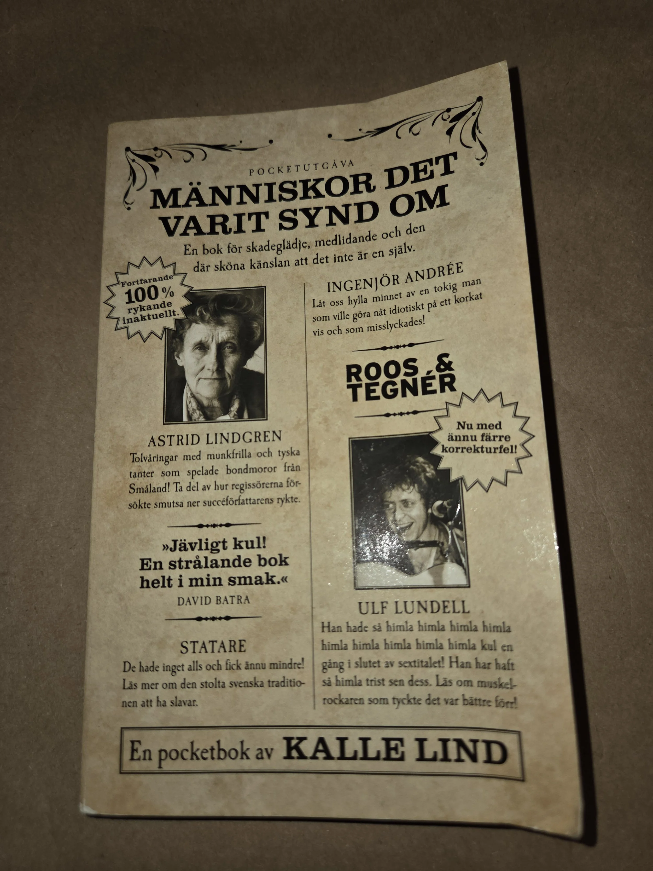 Människor det varit synd om - Kalle Lind
