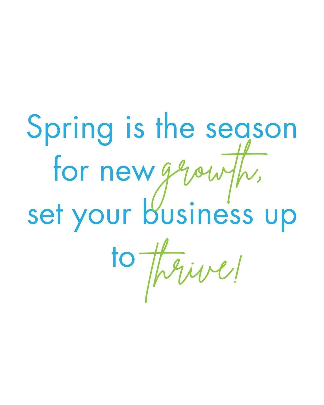 Just like we refresh our gardens and homes, this is the perfect time to review your systems, declutter what&rsquo;s no longer working and plant the seeds for success.

✨ Set up your processes
✨ Streamline your admin
✨ Create space for new opportuniti