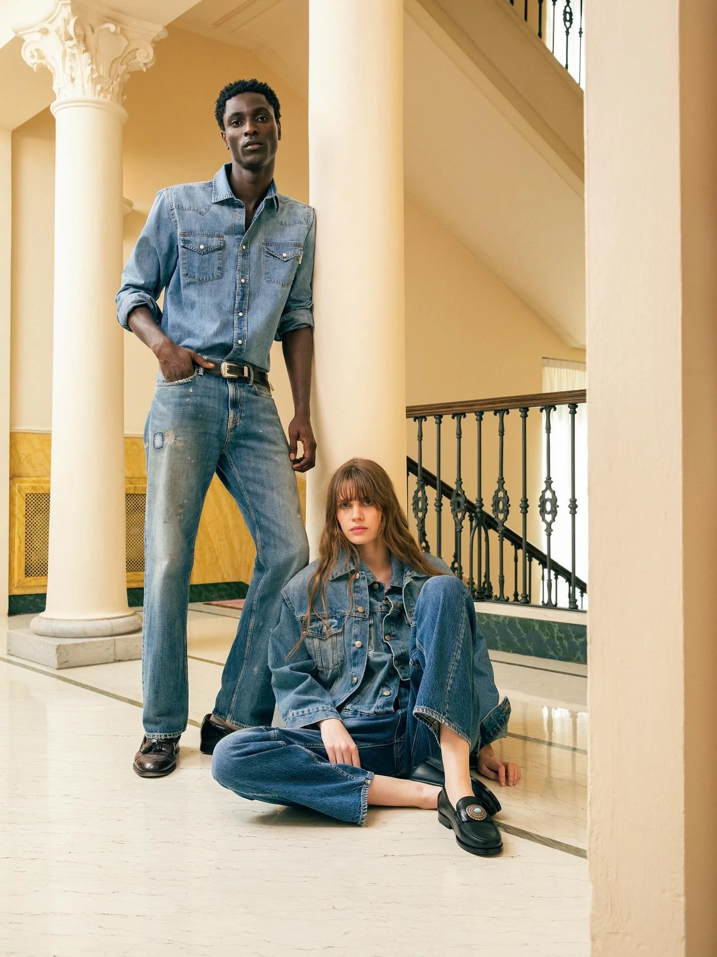 Feranmi &amp; Leelou @royrogers_official FW25
Casting by @martinacarolinacasting 
@bravemodels @fabbrica.milano 

@mattiabiagioli_ 
@diletta_ariano 
@giovanna_fucciolo @interlude_project 
@lisaolssonhjerpe 
@justin_pbj 
@residenzalocation 
@pbj_inc